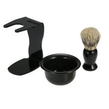 3 в 1 бритвенная мыльница, щетка для бритья, подставка для бритья, щетина, щетка для бритья, мужской инструмент для чистки бороды, подарок