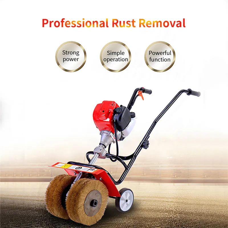 

Hand Push Steel Tile Roof Polisher Gas Engine Anti-corrosion Blasting Grinding Epoxy Floor Polishing Machine Rust Removers