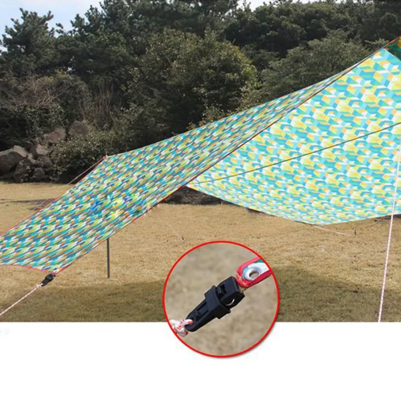 Полезные 6 шт./компл. открытый тент палатка для кемпинга ветер зажим для каната тент наружный кемпинг пластиковые полезные клип палатка