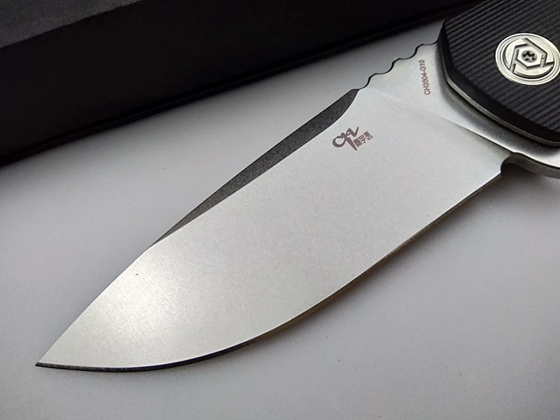 CH tactical folding knife CH3504 G10 handle D2 blade flipper camping hunting survival pocket knives bearing outdoor EDC tools