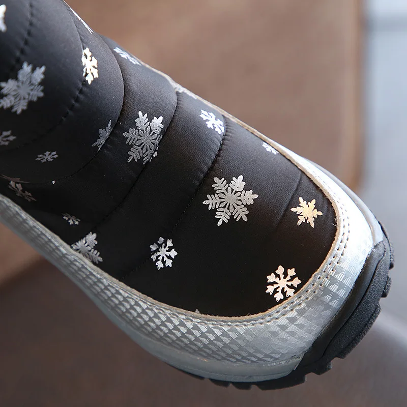 Зимние сапоги на платформе для девочек детские резиновые сапоги до середины икры уличная теплая зимняя обувь для девочек, популярные зимние сапоги для больших детей
