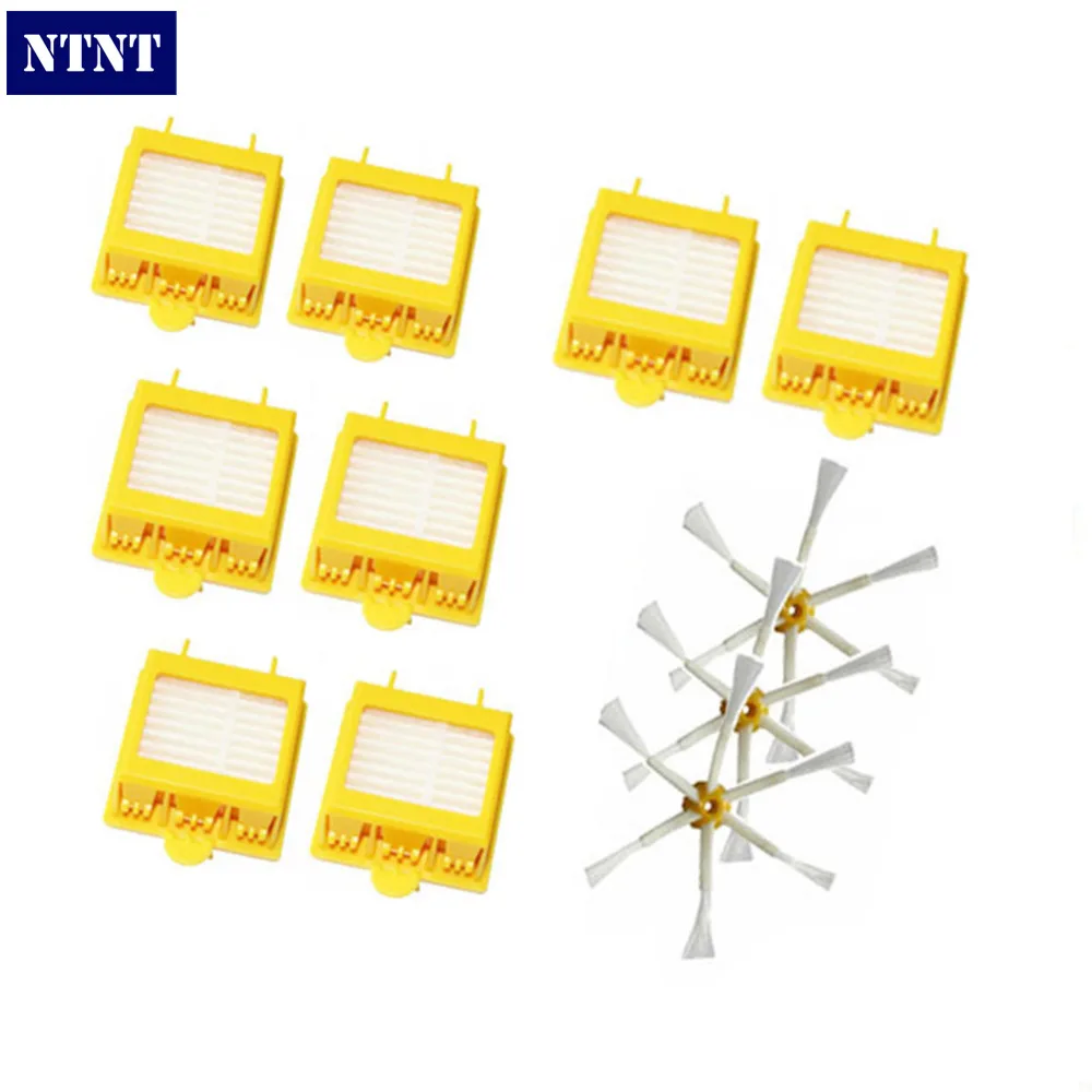 

NTNT Free Post New 8 Filters + 3 Side Brush 6 Armed for iRobot Roomba 700 Series 760 770 780 Vacuum
