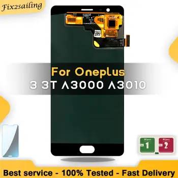 

100% New 5.5"LCD For Oneplus 3/3T LCD Display Touch Screen Digitizer Assembly Replacement Accessory For One plus A3010 A3000