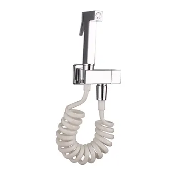 

Azos Bidet Faucet Pressurized Sprinkler Head Brass Chrome Cold Water Single Function Toilet Pet Bath Laundry Pool SquarePJPQ002A