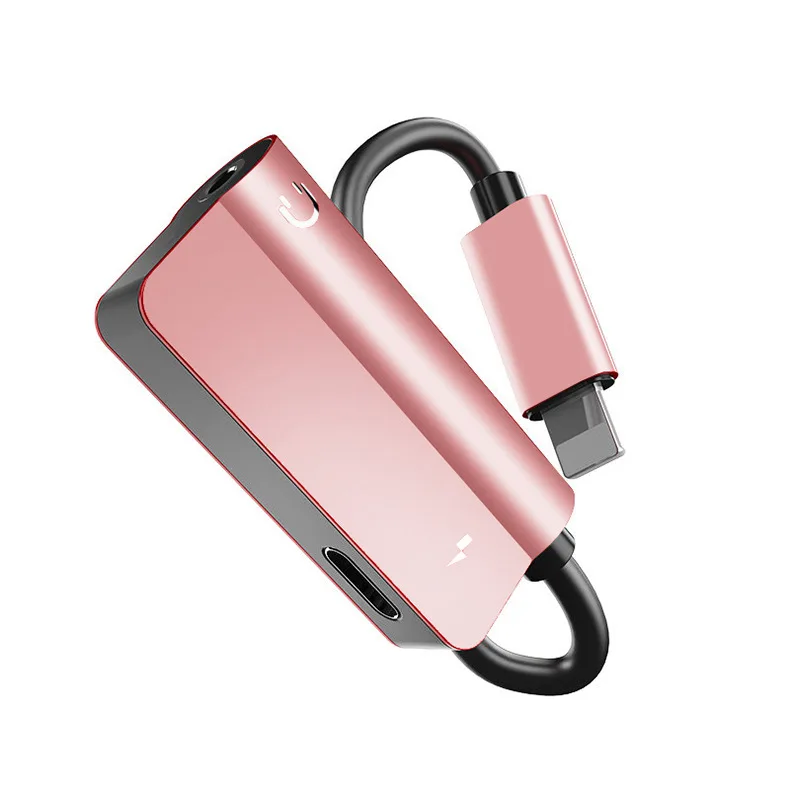 

headset adapter charging and listening to music 2-in-1 audio conversion 3.5mm For iPhone8/x