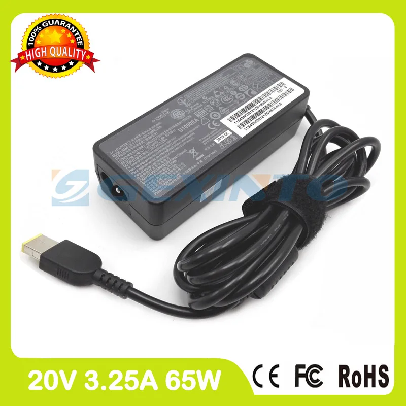 

20V 3.25A PA-1650-71IF ac adapter for Lenovo laptop charger N40-45 N40-70 S41-35 S41-70 U41-70 Z40-70 Z40-75 E31-70 U31-70