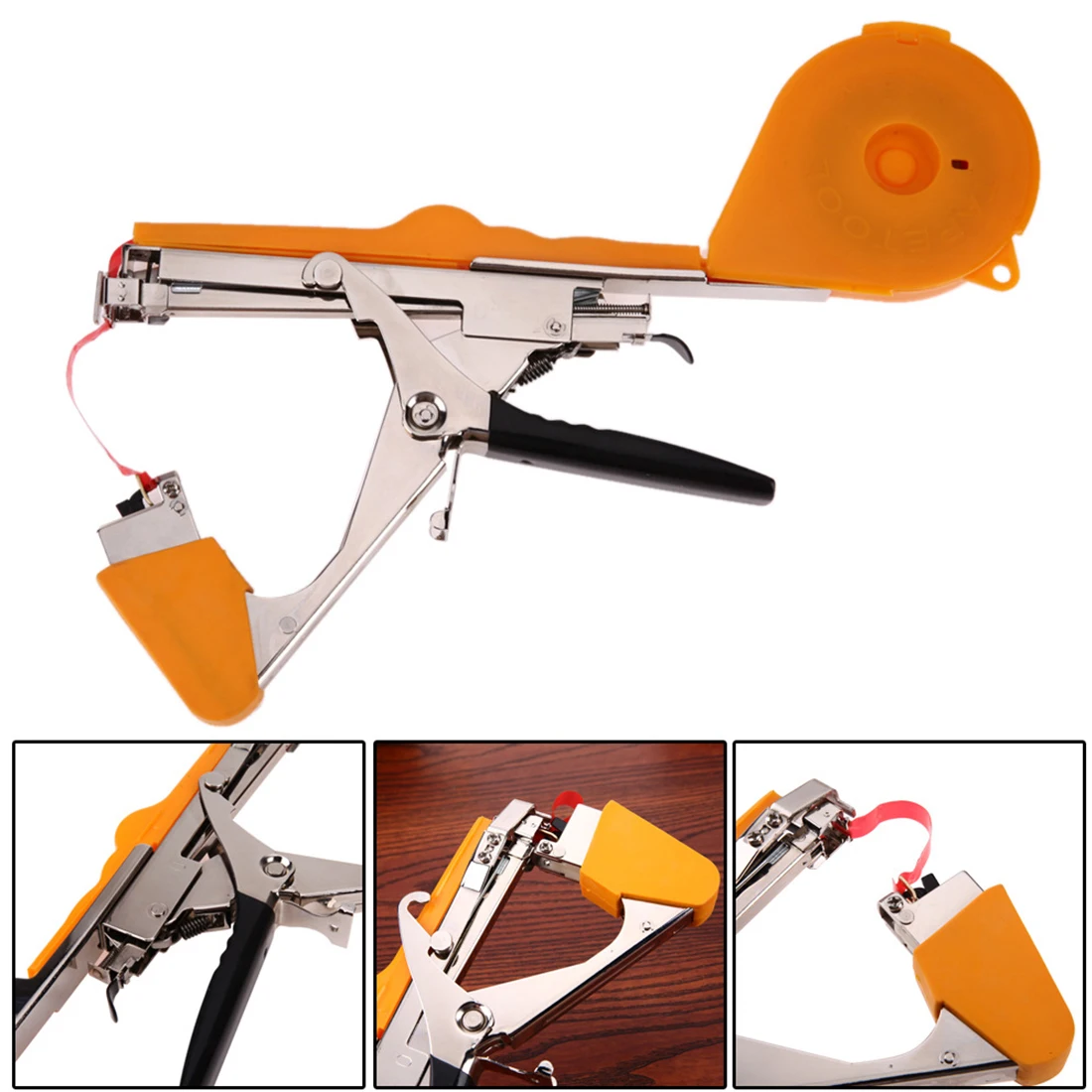 

1pc Anvil Machine Garden Tools Tapetool Tapener Packing Vegetable's Stem Strapping Cutter Grape Bind Branch Machine