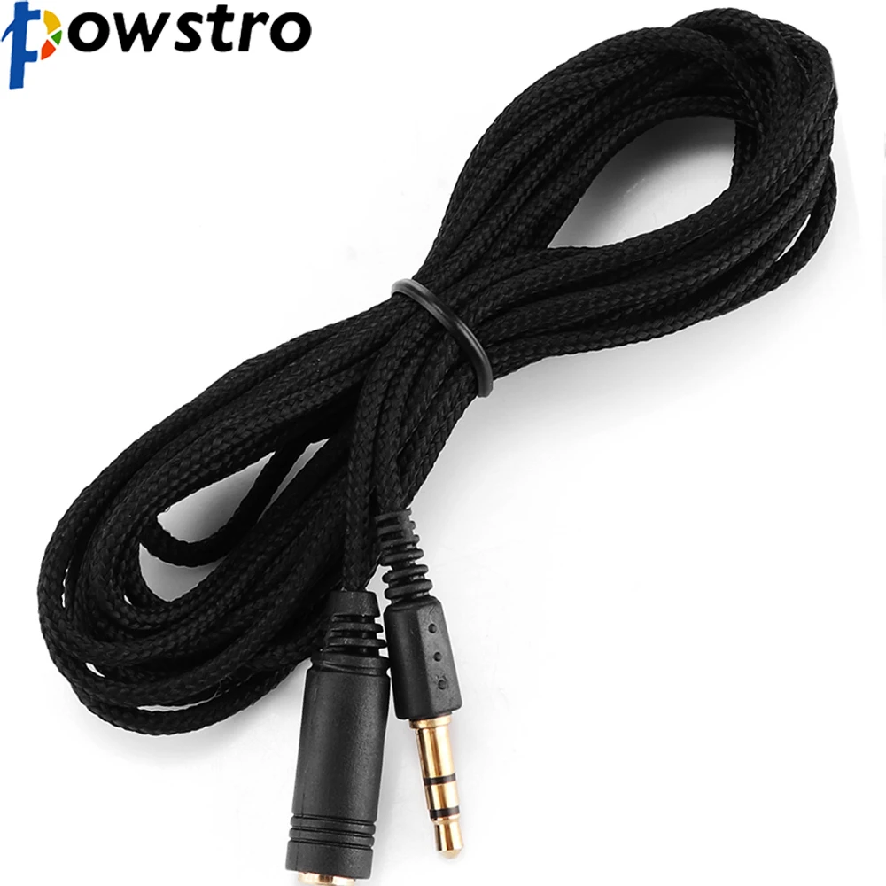 Powstro 3M 9.8ft Earphone Extension Cable 3.5mm Female to Male