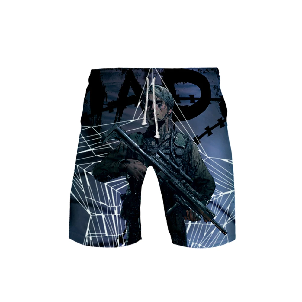 

3D Death Stranding Men's Shorts Summer Homme Breeches Bermuda Shorts For Boy Streetwear Breathable Short Pants Man Plus Size 6XL