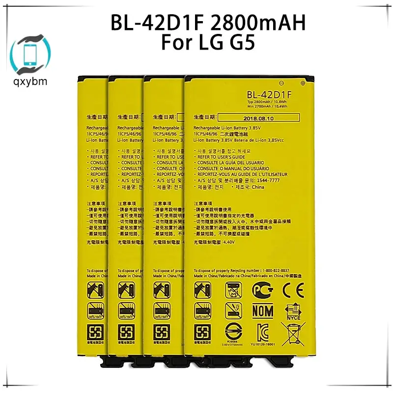 BL 42D1F 2800 mAH для LG G5 батареи мобильного телефона литий ионная батарея полной