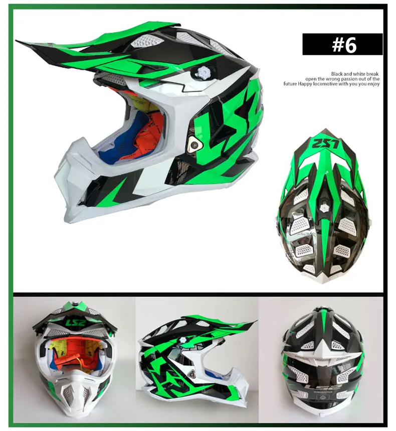 LS2 MX470 subverter moto cross шлем шустрый ATV moto cross off raod гоночные шлемы горные оригинальные LS2 moto rcycle шлемы