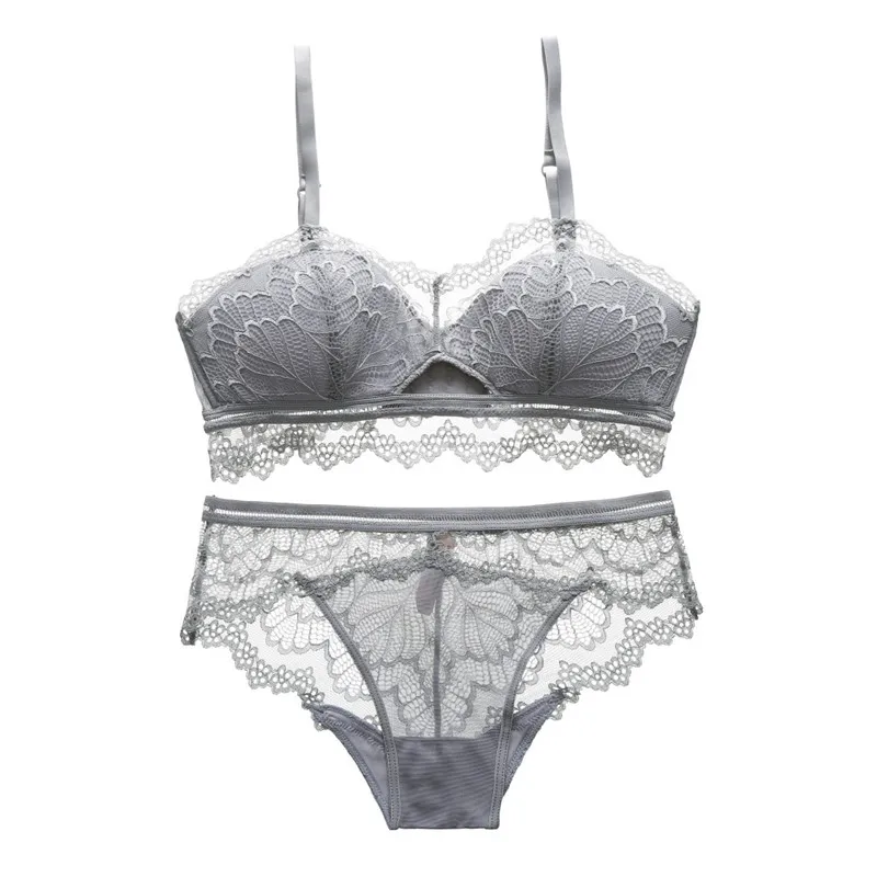 

Women Sexy Comfortable Lingerie Clothes Set Strappy Bra Corset Push Up Lace Hollow Underwear Set Casual Fashion Women Clothing