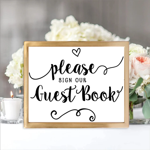 guestbook sign wedding guestbook please sign our guestbook canvas photo guest book sign