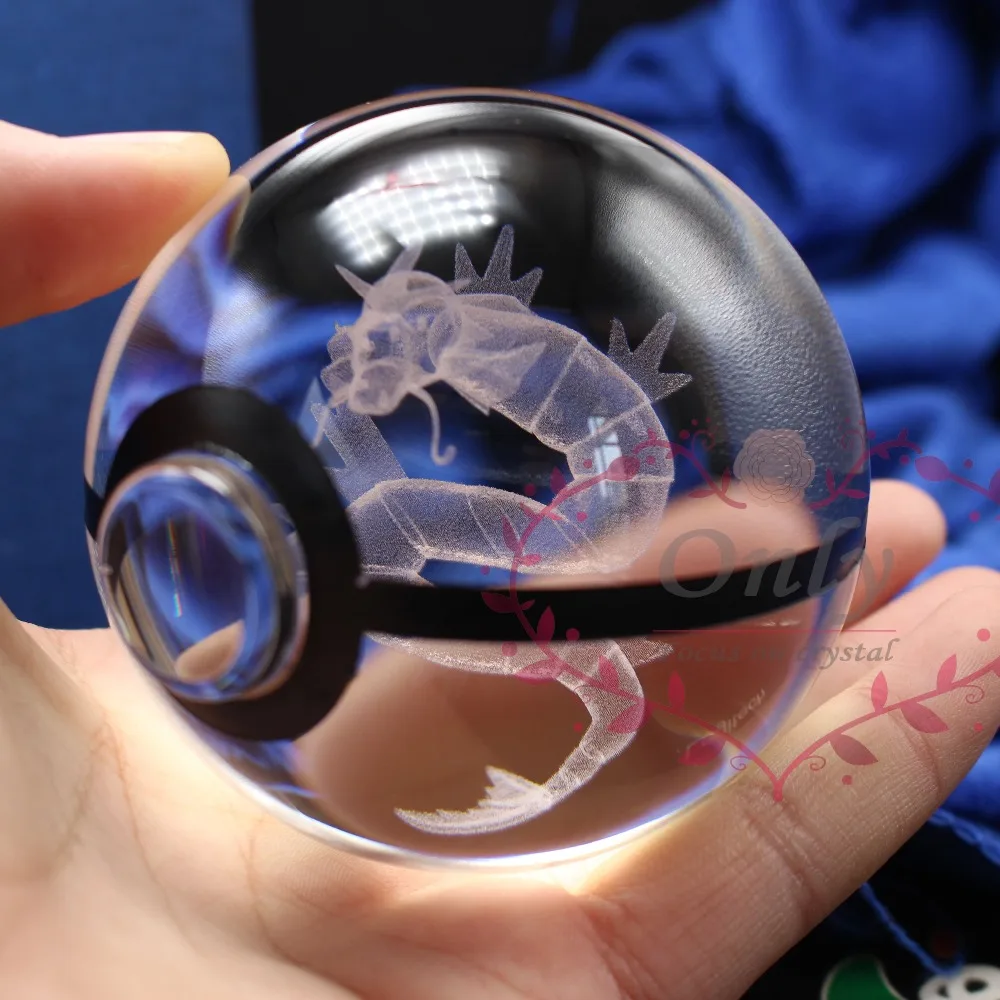 Модный удивительный кристалл мяч для очищения с покемоном Go оснастки Gyarados