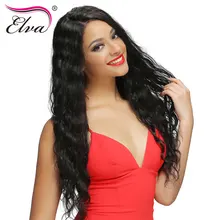 Elva Hair 250% Density Lace Front Human Hair Wigs For Black Women Natural Wave Brazilian Remy Hair Wigs With Baby Hair 10-24”