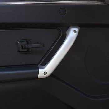 

2pcs Silver Car Interior Door Handel Trim for Lada Niva Car Interior Accessories