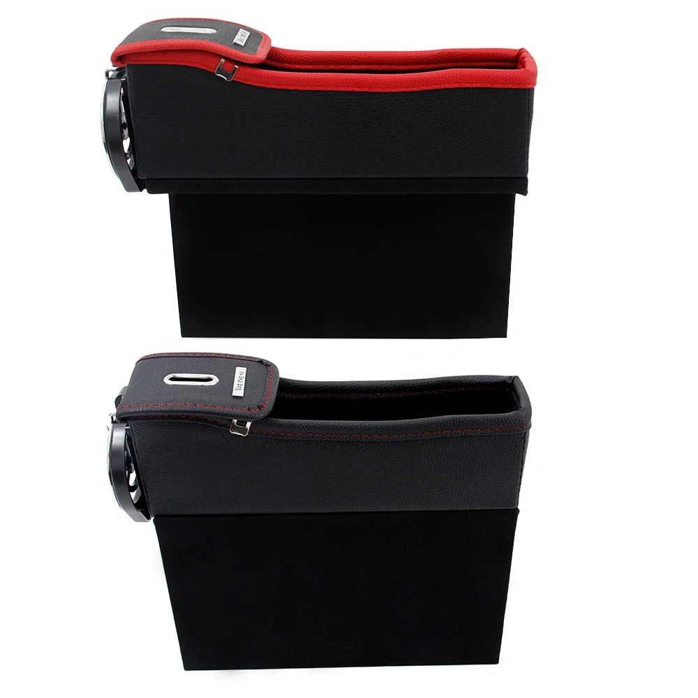 

Car Seat Crevice Storage Box Cup Drink Holder Organizer Auto Gap Pocket Stowing Tidying For Phone Pad Card Coin Case Accessories