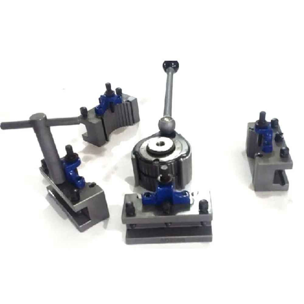 

Set of 5pcs 40 position tool post holder swing 120-220mm quick change post tool (EU type)