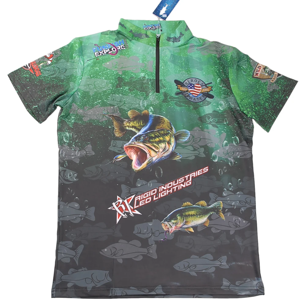 Одежда для рыбалки FUNFISH большой размер L XL XXL XXXL XXXXL летняя футболка с коротким