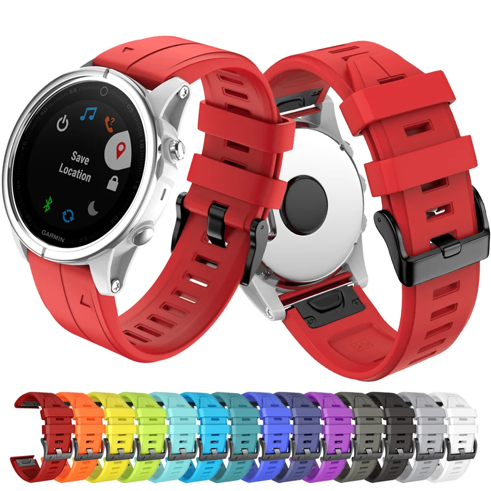 

Silicone Strap for Garmin 5S/5S pPlus 20mm Quick Release Replacement Watch Band Wristband Strap Smart Watch Accessories
