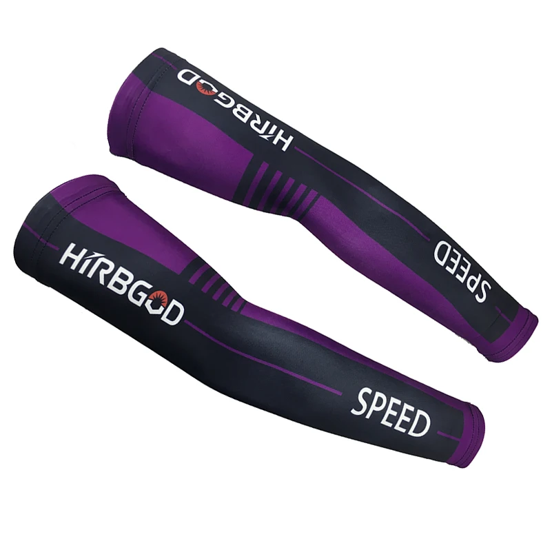 Hirbgod Марка Фиолетовый Для женщин рукав Велоспорт крышка Для мужчин Lycra Sport Велосипедный Спорт Митенки для женщин УФ-защита велосипед Интимные аксессуары, xt109