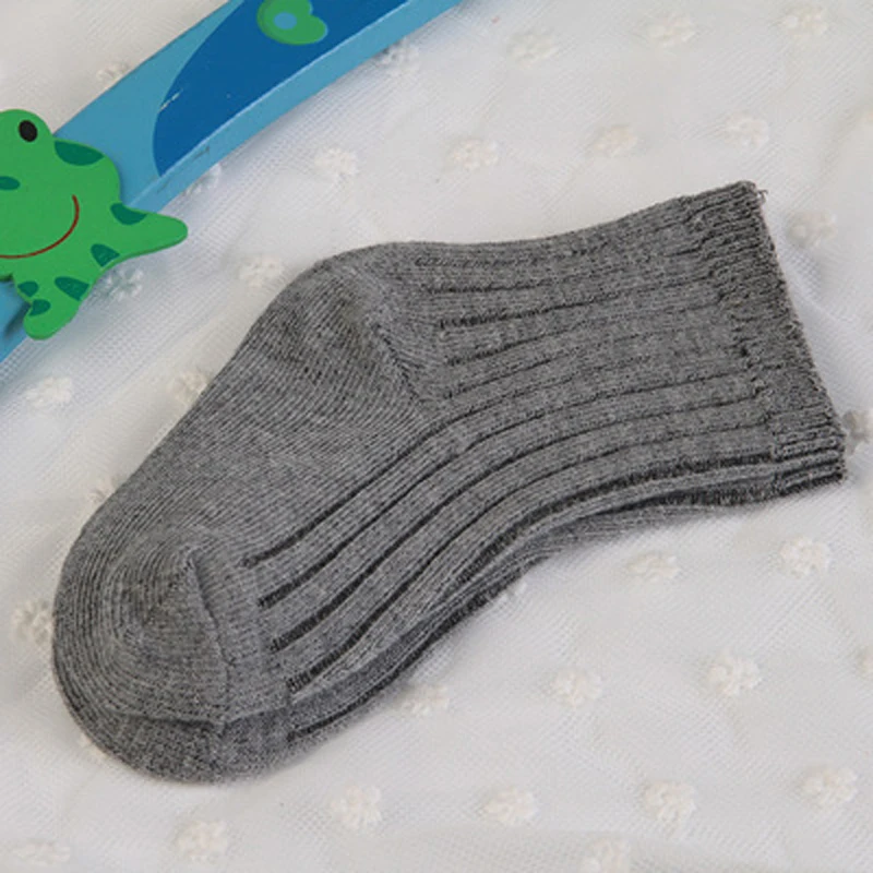 4 Colors 0 2Y Kid Newborn Baby Boy Girls Solid Color Ankle Short Sock Infant Children Soft