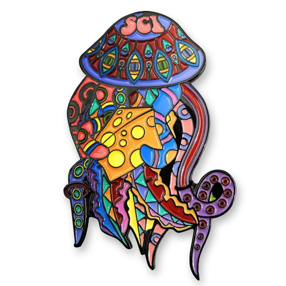 

Promotional Metal Soft Enamel Lapel Pin with Epoxy bages