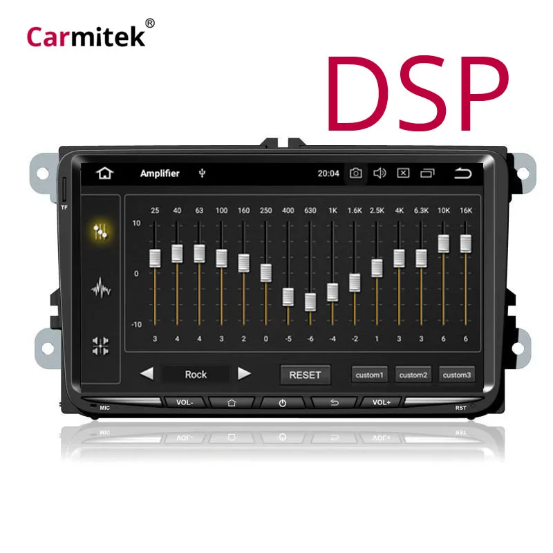 Excellent 2 din Android Car Multimedia DSP GPS Navigation for VW PASSAT B5 B6 Radio Volkswagen Skoda Octavia golf 5 6 leon Tiguan Touran 1