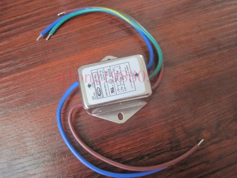 

AC 115V/250V 3A Single Phase AC Power Line EMI Filter CW1B-3A-