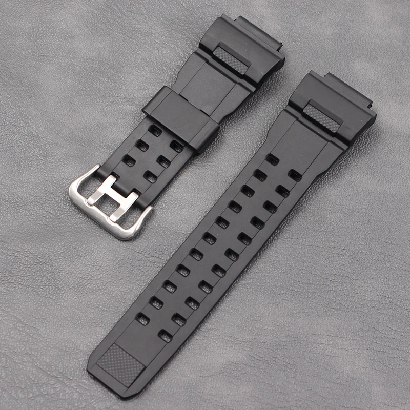 

MS Silicone Strap Men's Watch Accessories Applicable to Casio GW-9400 Women's Sports Waterproof Rubber Strap Buckle