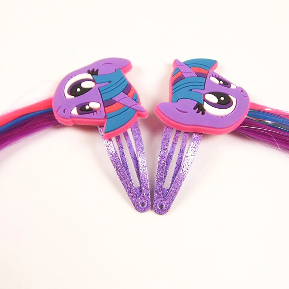 MEIFAN детские заколки для волос My Little Poni мультяшная заколка с длинной красочной