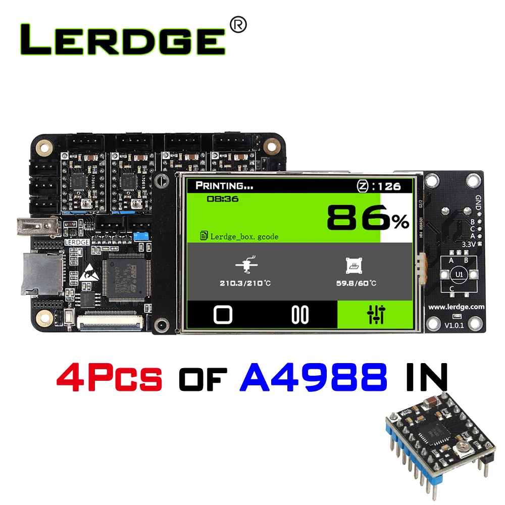 Детали для 3D принтера 32 бит материнская плата STM32 ARM битная tmc2208 lv8729 TMC2209|control board 3d