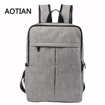 

High Quality Backpack Canvas Men Laptop Backpack Fashion Trends School Bags Gray Mochila Escolar