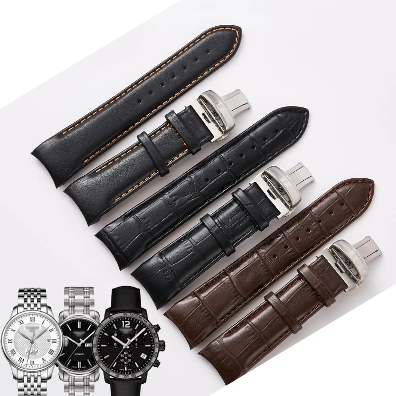 

Watch Accessories Strap Watch Bracelet Vintage Cow Leather Watch Band 22mm 23mm 24mm Man Watchbands for Tissot T035 Watch