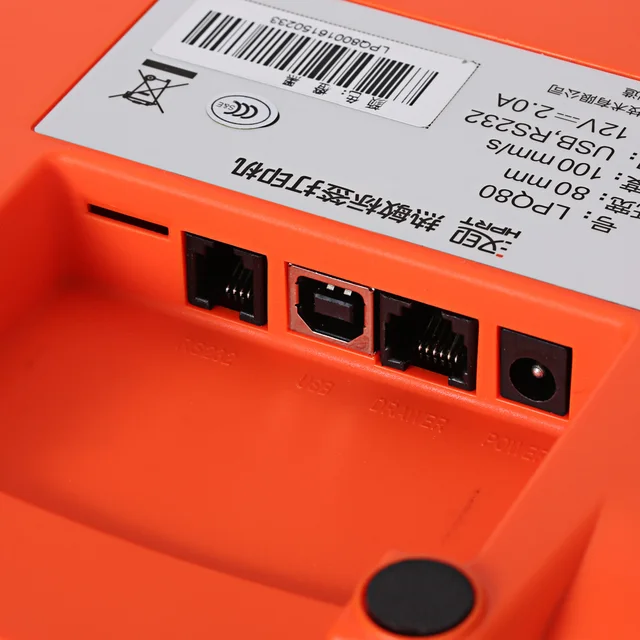 2017 HPRT POS 80mm Thermal Receipt Printer USB Serial Interface 58mm Paper Restaurant bill Printer Print Connect with computer
