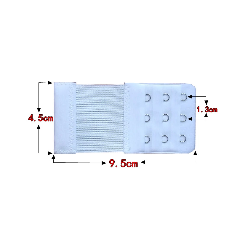 Сексуальный 4 шт. 2 крючка бюстгальтер удлинитель для женщин эластичный бюстгальтер удлинитель ремень крюк клип расширитель Регулируемая пряжка для ремня Нижнее белье - Цвет: 21