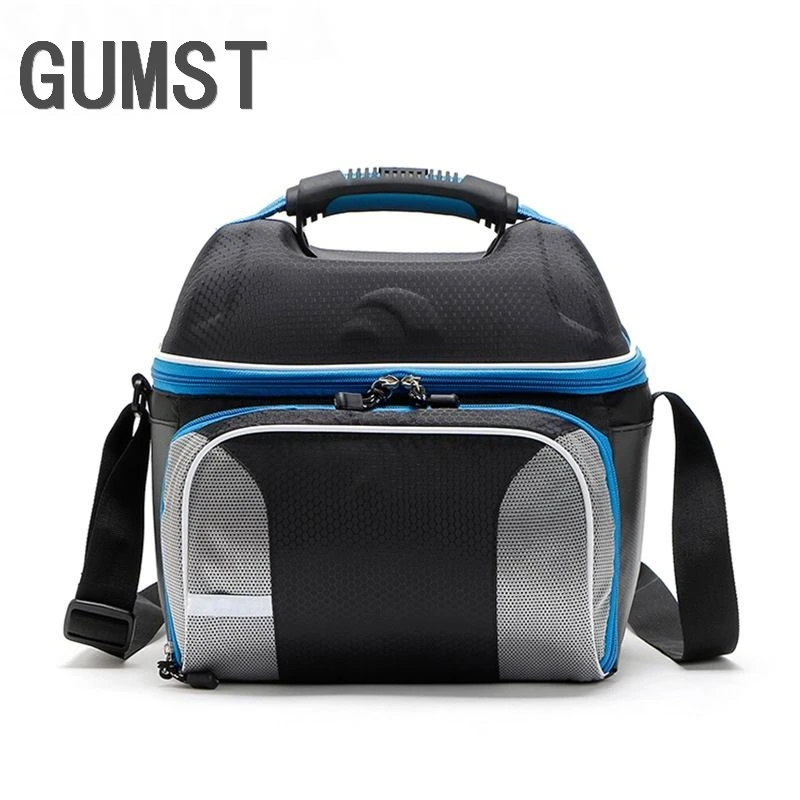 

GUMST Shoulder Strap 14L Lunch Bag Keep Fresh Portable Picnic Women Work Waterproof Lunch Box Insulation Cooler Bags