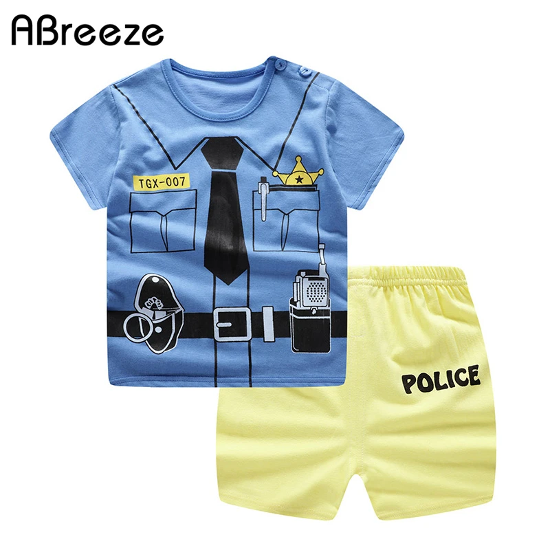 2022 Baby Clothing New Summer Baby Clothes Sets For Boys & Girls Cotton Cartoon Baby Sets 0-4Y Little Child Clothes 2PCS baby clothes set gift