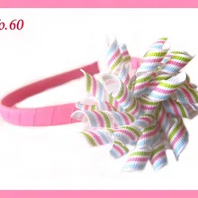 Стиль 60 шт 2,5 ''korker ободки разноцветные korker ободки для волос korker банты для волос