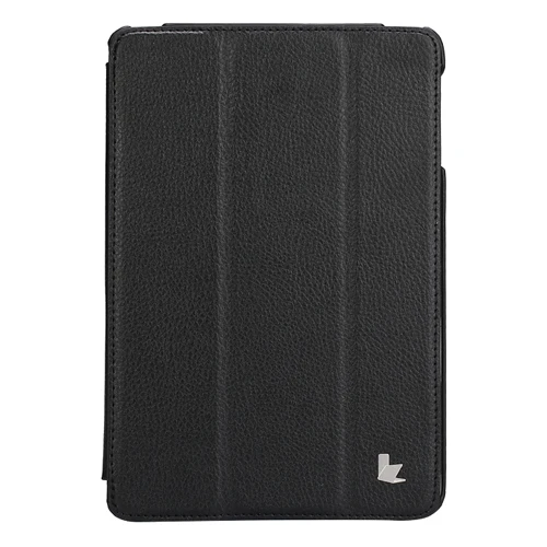 Jisoncase из искусственной кожи Smart Case для iPad mini 2 3 Флип Folio Авто Услуга Стенд антидетонационных чехол для iPad mini 1 2 3 - Цвет: Черный