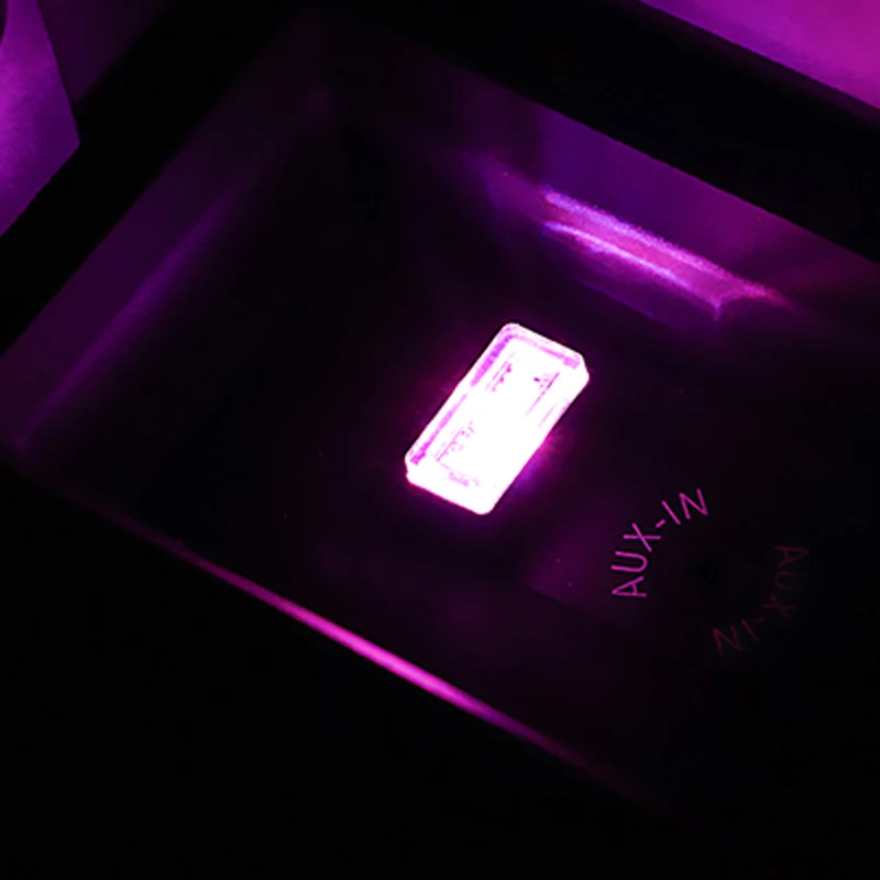 1 шт. автомобильный Стайлинг USB атмосферный светодиодный свет автомобильные