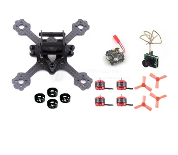 

X2 EYAS indoor cross racing drone frame kit PNP 80mm pure carbon frame mini F3 10A flytower 20mm x 20mm D1104 7500KV 1935 prop