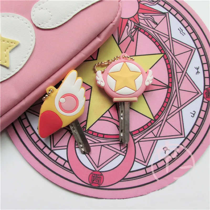 

Anime Card Captor Sakura CardCaptor Sakura Star Magic wand key protective case