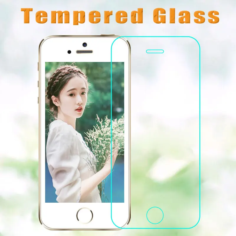bilder für Heißer Verkauf Für iPhone 5G/5C/5 S 100 teile/los Hohe Transparenz Displayschutzfolie Gehärtetes Glas bilder für Heißer Verkauf Für iPhone 5G/5C/5 S 100 teile/los Hohe Transparenz Displayschutzfolie Gehärtetes Glas
