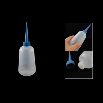 

New and Hot Clear White Blue Plastic Liquid Glue Applicator Bottle