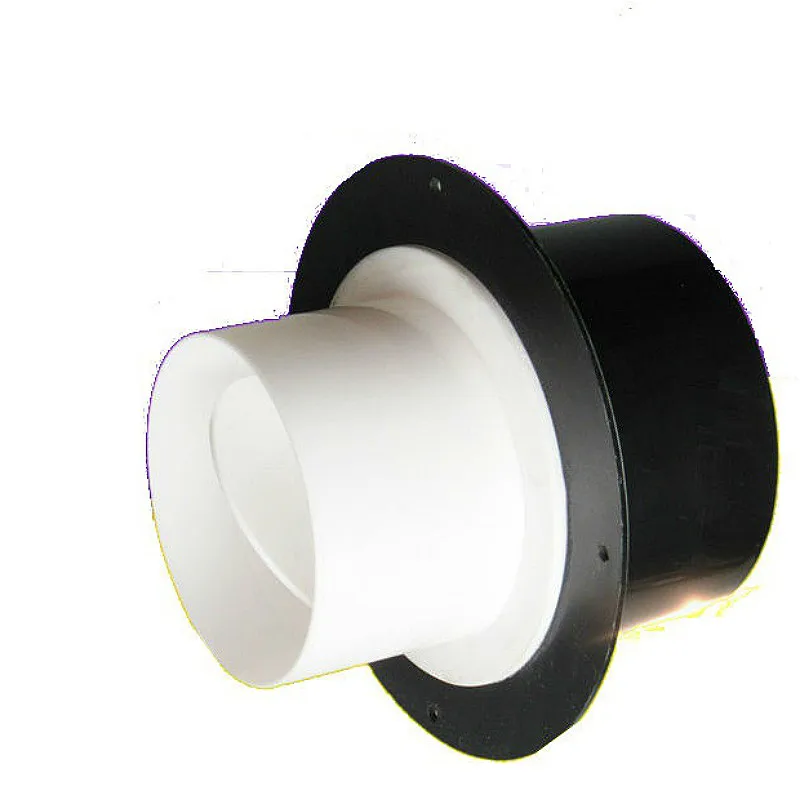 Exhaust fan check valve air damper valve hvac variable diam one way