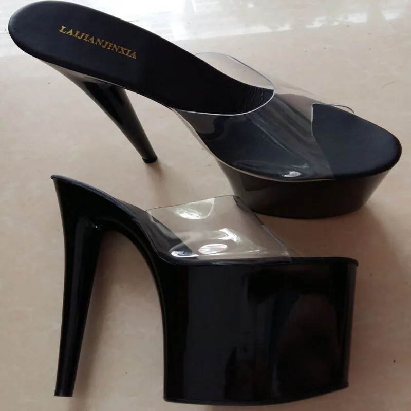 Dancing Sexy Shoes Delgados Zapatos Mujeres Negro 20 Alta blanco Super Altos Tacones Zapatillas Plataforma Club rojo Noche Nueva Pole Cm Laijianjinxia 68wSPWvnqZ