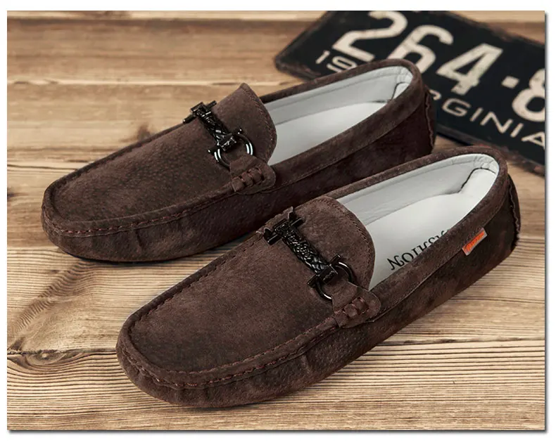 GLAZOV Brand Spring Summer Hot Sell Moccasins Men Loafers High Quality Genuine Leather Shoes Men Flats Lightweight Driving Shoes