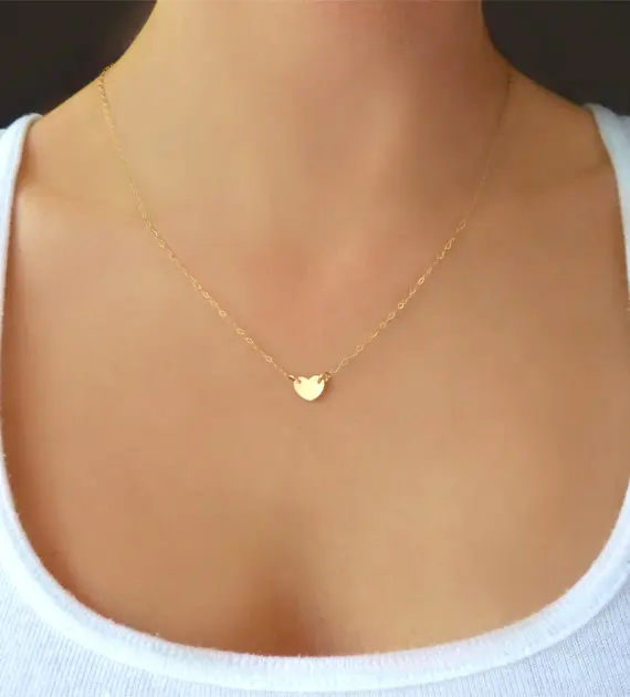 

New Metal simple love heart Pendant Fashion Necklaces collier For Women Alloy Statement Necklace christmas gift Star Jewelry