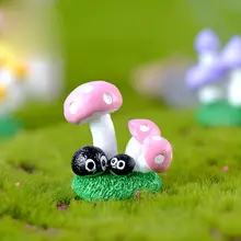 Миниатюрное милое животное гриб украшение для сказочного сада растение дома микро украшение landschaft подарок l29k